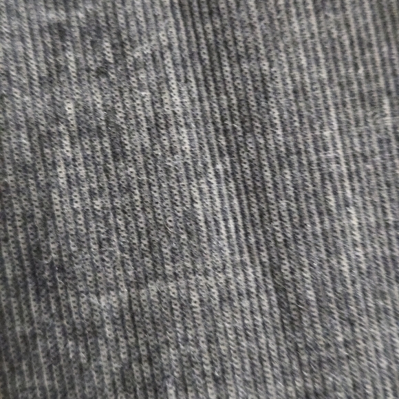 Express Women's L Gray Button-Up Shirt Long Sleeve Buttoned Collar Chest Pocket - Picture 7 of 16